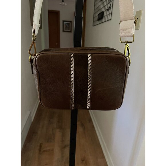 EUC Madewell The Transport Large Camera bag Suede Insert Crossbody Bag - Picture 7 of 8